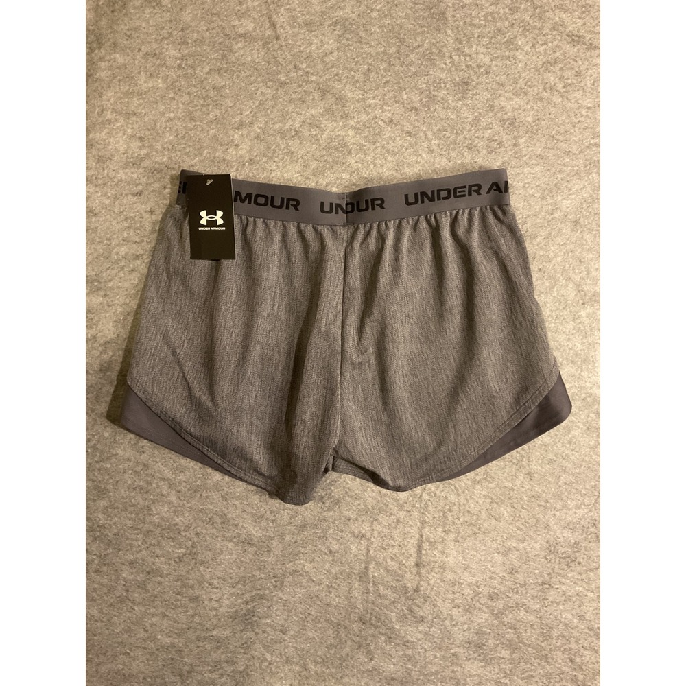 NWT Under Armour Tech Play Up Twist Shorts Gray Women's Medium 1390380-025 - Picture 5 of 9